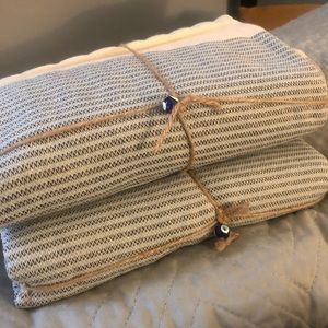 COPY - Authentic Blue Striped Turkish Towel